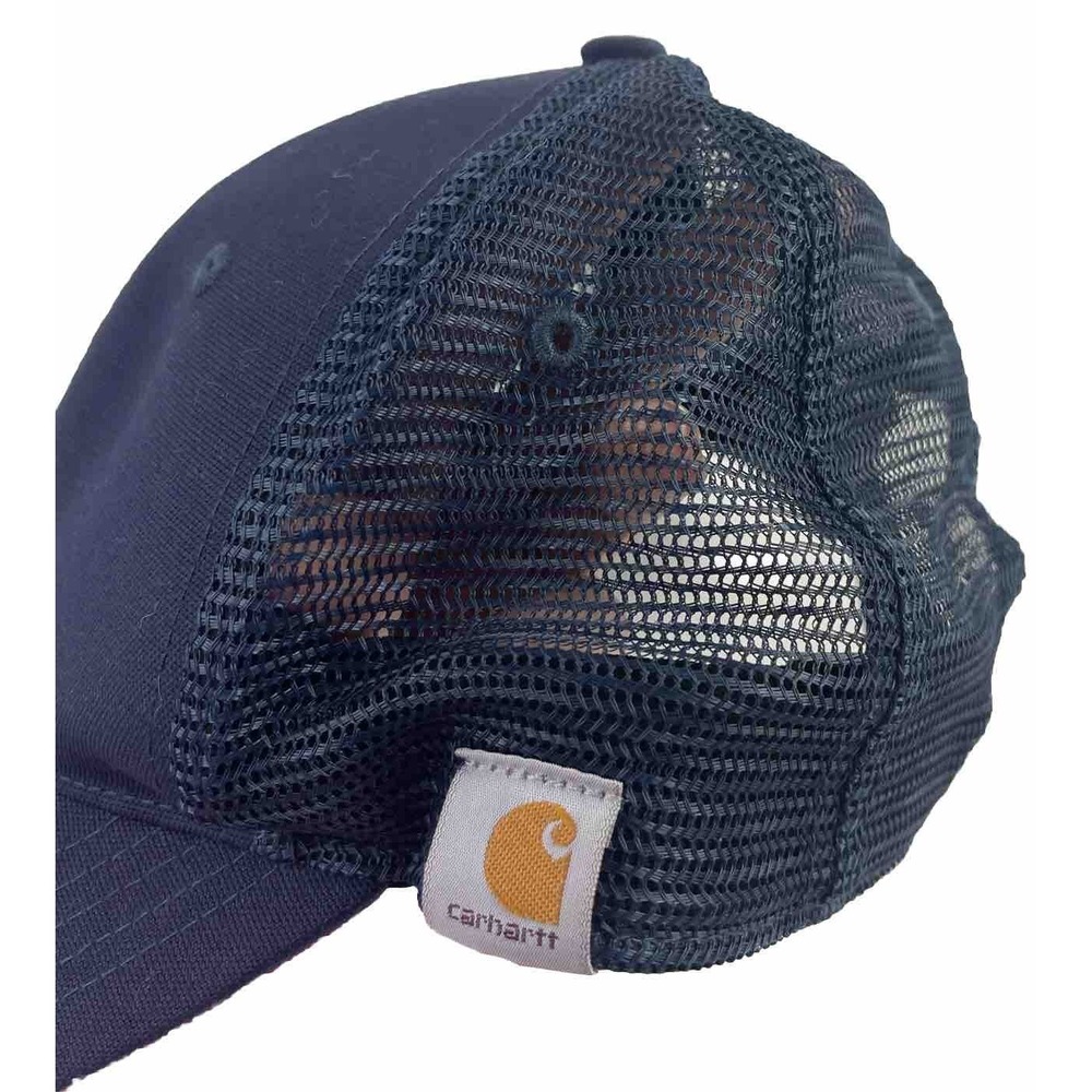 Carhartt Rugged Professional Men's Adjustable Mesh Snapback Dad Cap Hat NavyBlue - Picture 7 of 7